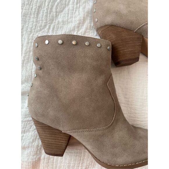 Splendid Women's Esmae Ankle Boots in Taupe NEW - Picture 4 of 10